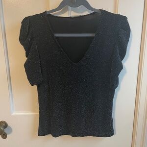 Mango Metallic Going Out Top